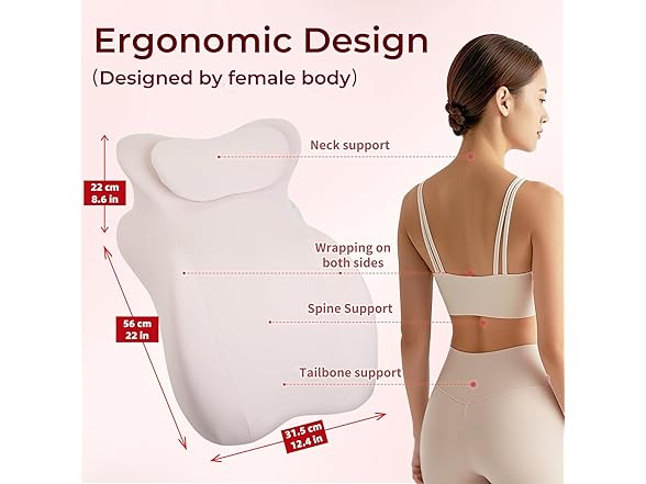 Memory Foam Ergonomic Wedge Pillow