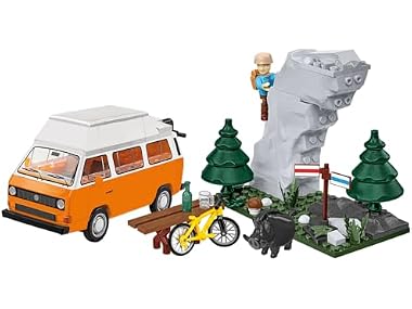 $28.49 COBI Action Town Volkswagen T3 Camper Van, 232 Pieces dealfomo