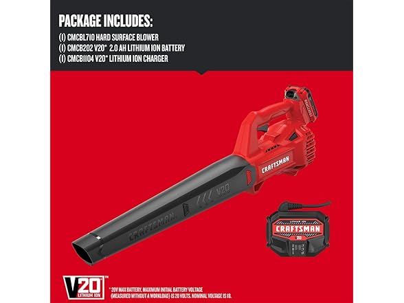 CRAFTSMAN 20V MAX Cordless Leaf Blower