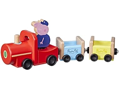 $10.7, Was $27.99, 61% Off! Peppa Pig Toys Wooden Toy Train dealfomo