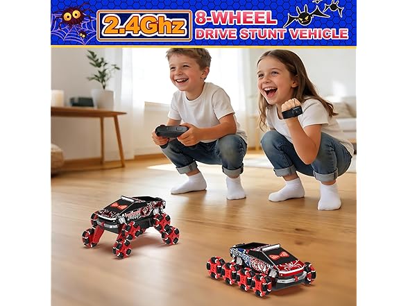 8 Wheels RC Stunt Car