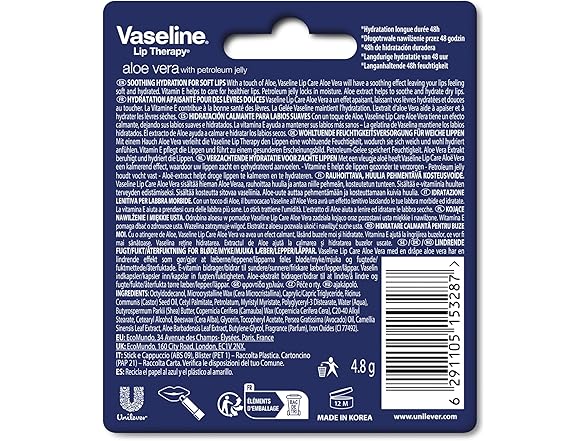 Vaseline Aloe Fresh Lip Therapy Stick