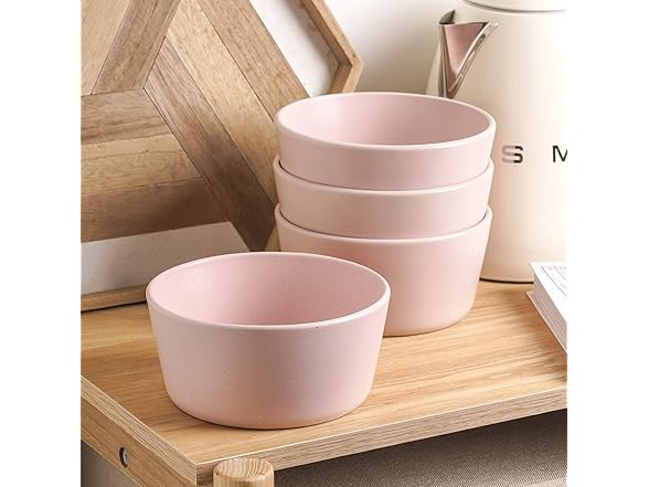 Stone Lain 32-Piece Dinnerware Set, Pink