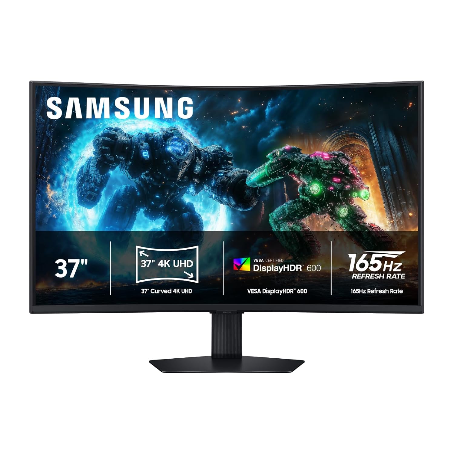 Samsung 37” Odyssey G7 (G75F) 4K UHD Resolution, 165Hz, Curved Gaming Monitor, 1ms Response Time (GtG), VESA DisplayHDR™ 600, AMD FreeSync™ Premium Pro (Open Box) - Gallery 2