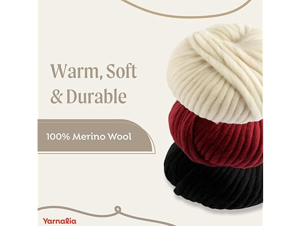 Softy Yarn Bulky Weight 6-Pack Merino Wool