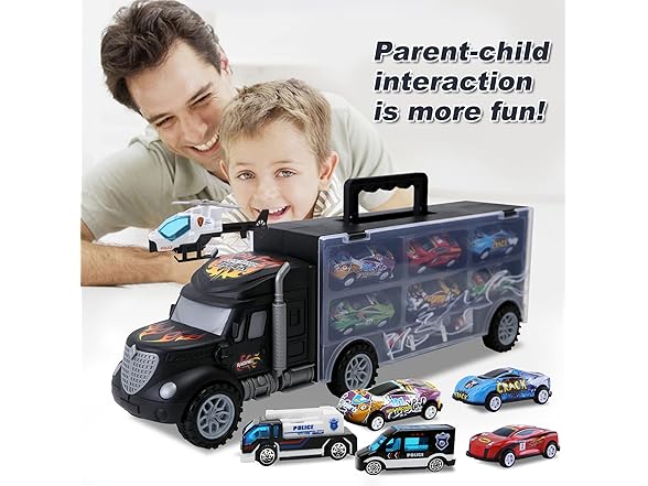 JODUDLR Transport Cars Carrier Set