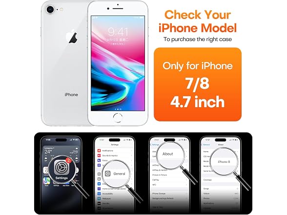 ImpactStrong for iPhone 7/8 Case, Ultra (Black)