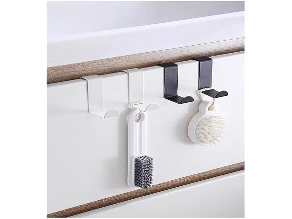 Athnevy Over The Door Hooks 2pk Black