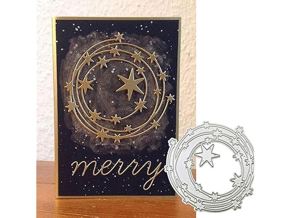 hinana Star Round Frame Metal Die Cuts