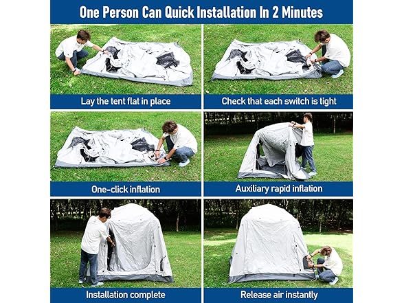 Nidebur Inflatable Camping Tent