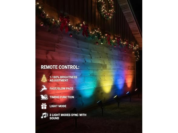 LightSeek 2-in-1 Color Solar Spotlights