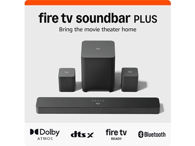$219.95, Was $489.99, 55% Off! Amazon Fire TV 5.1 Soundbar Plus, Subwoofer & Surround Speakers dealfomo