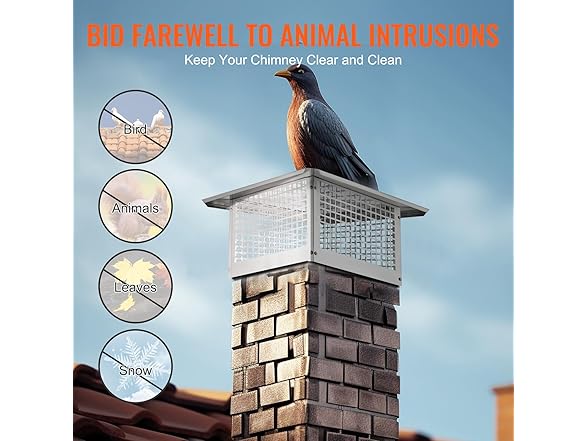 VEVOR Chimney Cap -17x17"