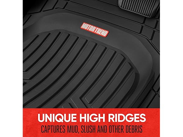 FlexTough Floor Mats Full Set Black