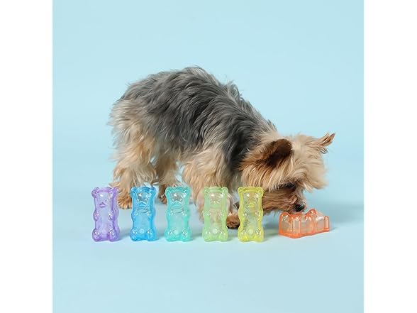 Gnawsome Squeaker Gummy Bear- Small 3"