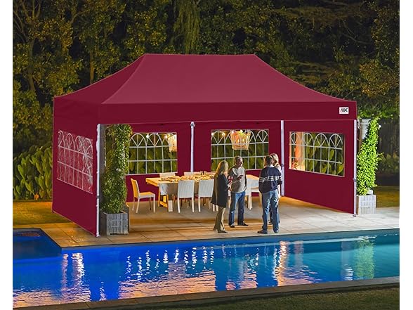 ABCCANOPY Winter Gazebo 8x16 Burgundy