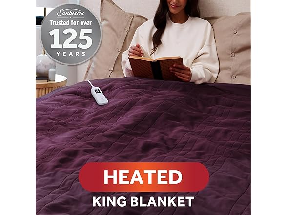 Sunbeam Royal Ultra Fleece Heated Electric Blanket King