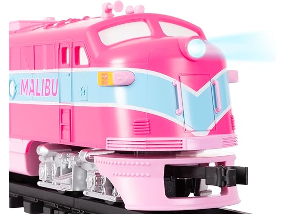 Mattel Barbie Battery Gauge Toy Train Set with Remote