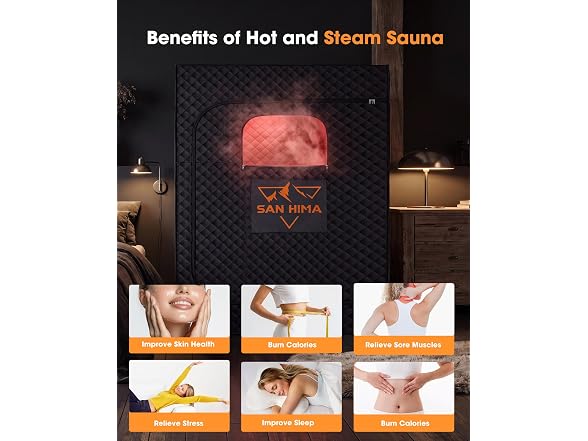 SAN HIMA 2 Portable Sauna for Home