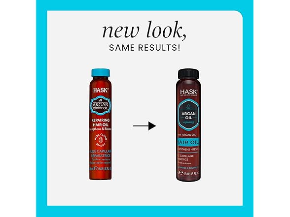 Hask Argan Oil Repairing Shine Hair Oil 5/8 oz
