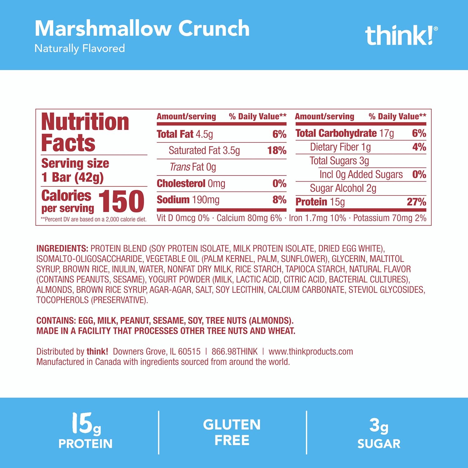 Think! Marshmallow Crunch Crispy Square - Gallery 5