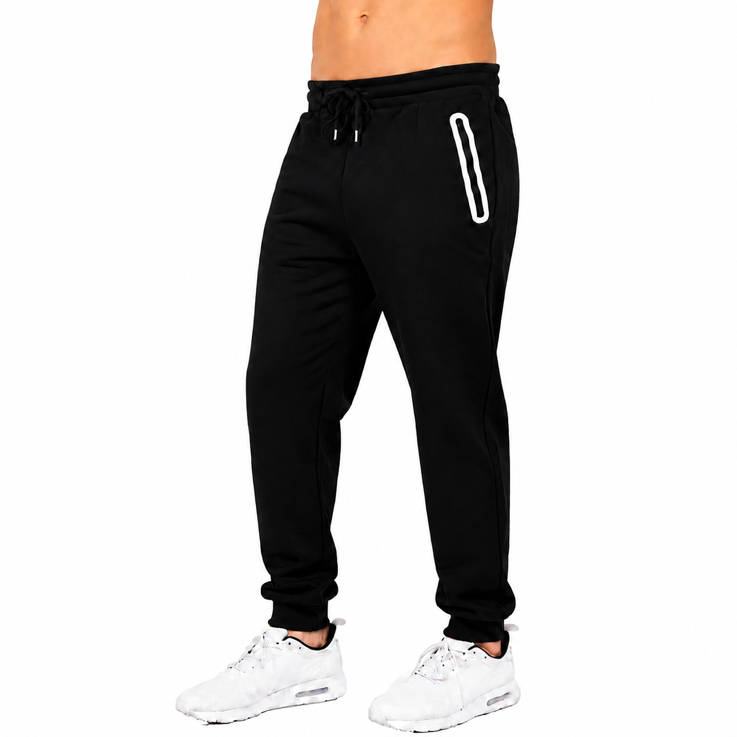 3Pk Mens Fleece Lined Jogger - Gallery 23