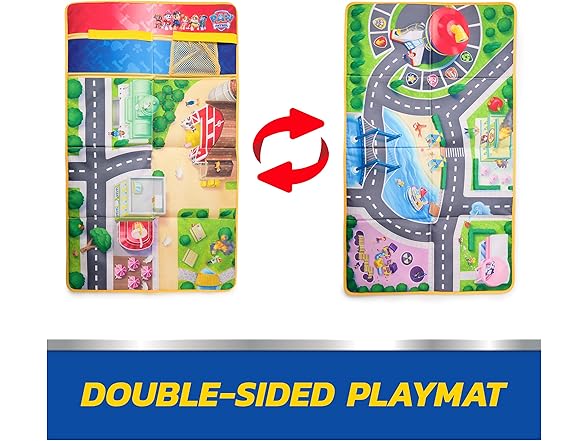 PAW Patrol Pup Squad Adventure Bay Playmat