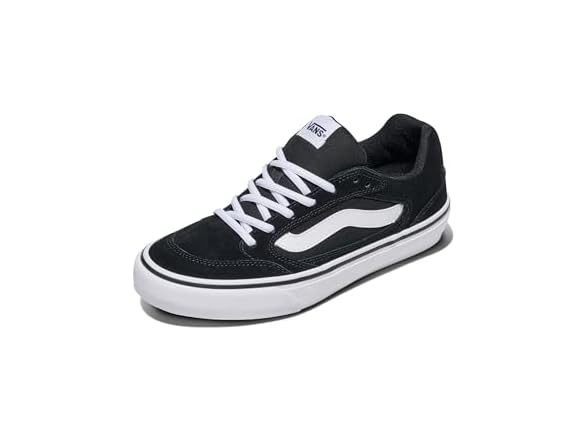 Suede/Canvas Black/White