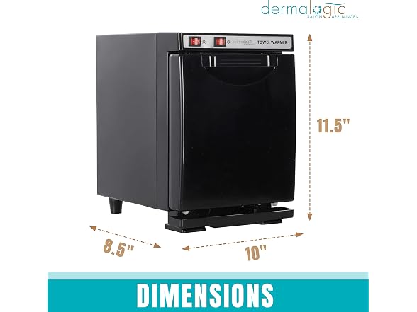DERMALOGIC Towel Warmer BROWN WOOD GRAIN