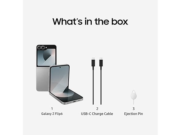 (NEW) Samsung Galaxy Z Flip6 Smartphone (512GB) (Unlocked)