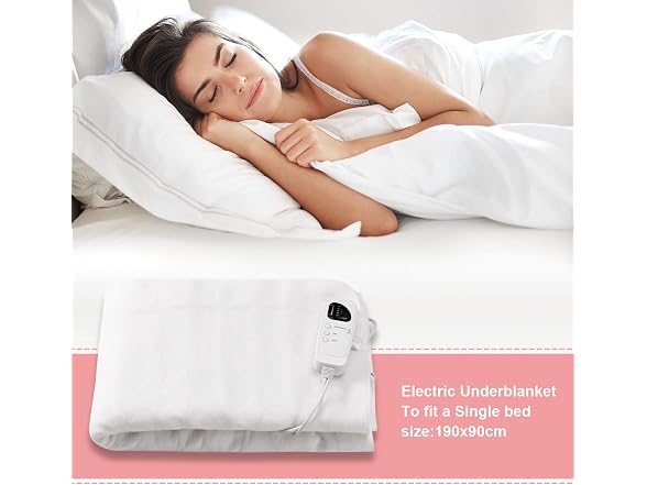 Giantex Electric Heated Mattress Pad, Heating Bed Topper