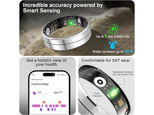 KppeX-X1 Smart Health Ring Kit - Size 11