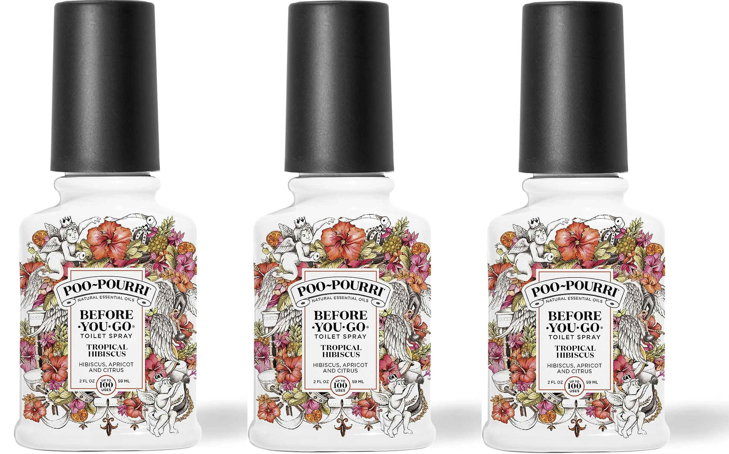 3Pk Poo-Pourri Spray Tropical Hibiscus - Gallery 2