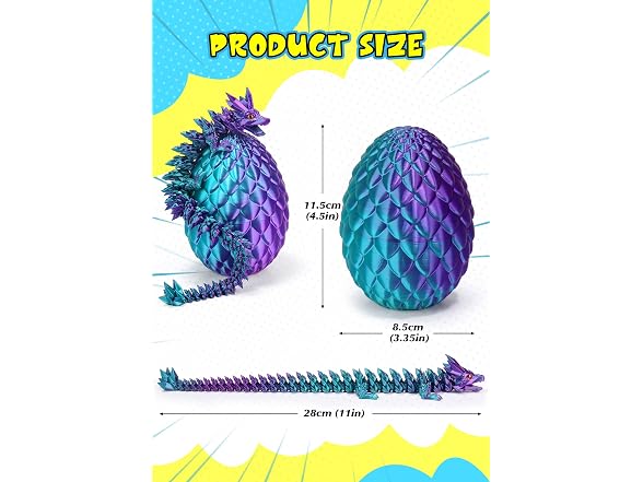 OKYUK 3D Printed Dragon Egg