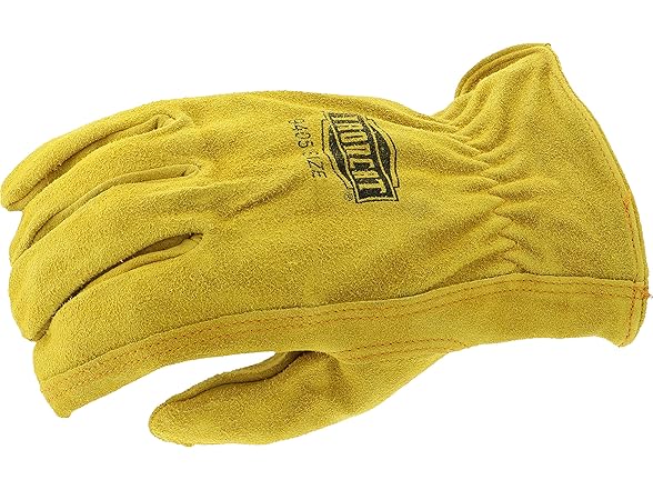 IRONCAT Grain Split Cowhide Leather Driver Gloves