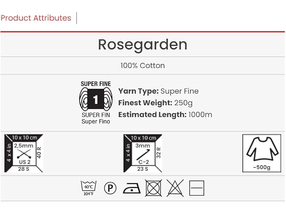 Yarn Art Flowers Rosegarden 100% Cotton