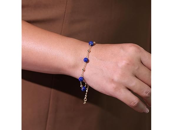 Xfoxstal Crystal Bracelets Lapis 14k