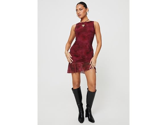 Princess Polly Molita Ruffle Hem Mini Dress