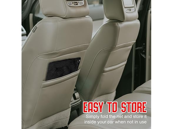 Zone Tech PE0006 Back Seat Pet Mesh Net Medium