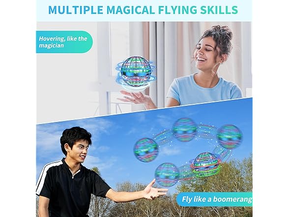 Uladis AI Flying Orb Ball Toys