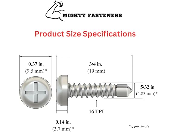 Self-Drilling Screws- Phil Pan Head