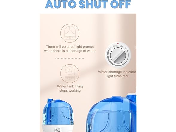 AZEUS 2.8L Ultrasonic Cool Mist Humidifier