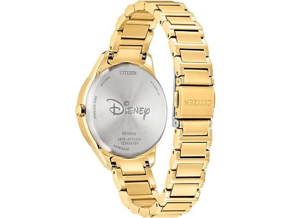 Citizen Ladies Eco-Drive Mickey Mouse Watch, Gold-