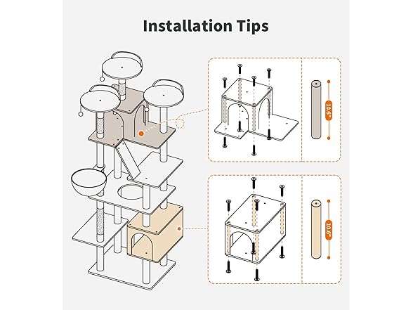 Made4Pets Tall Cat Tree