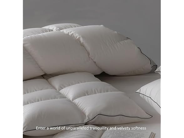 White Feather Down Comforter Twin