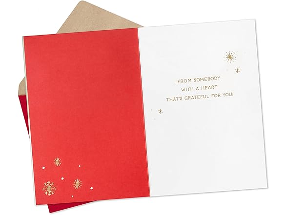 Hallmark Christmas Card,Grateful for You