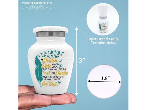 Cogent Memorials Small and Mini Urn