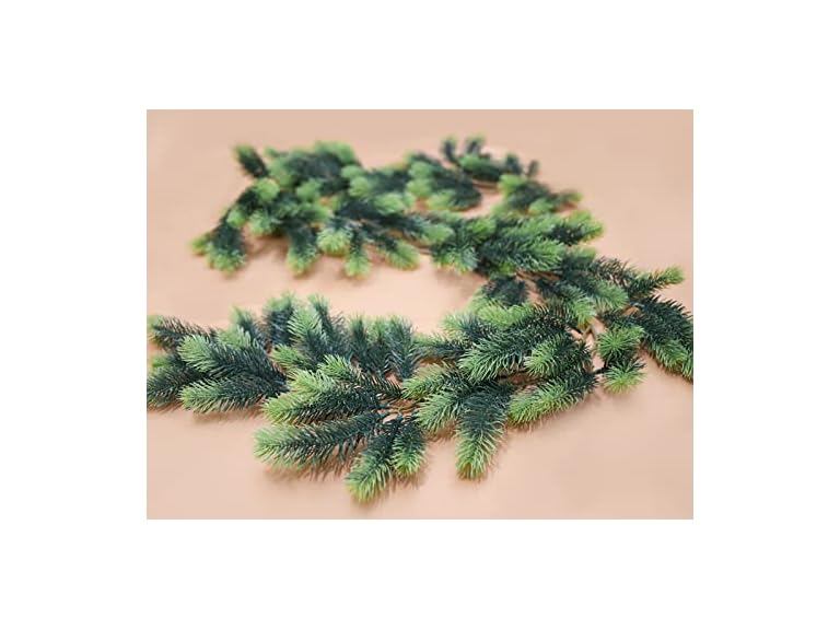 GLIoFvTe 6ft Christmas Garland, Fake Pin