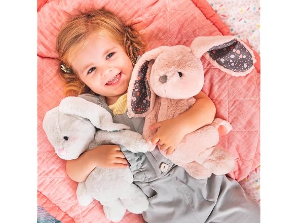 B. toys – 12-Inch Pink Plush Bunny