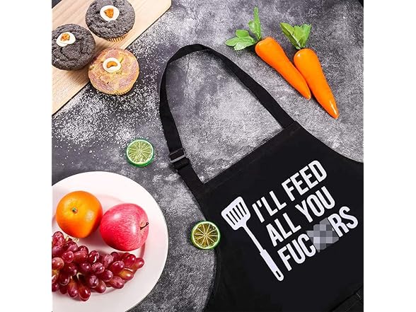 JALEBRO Funny Adjustable Apron
